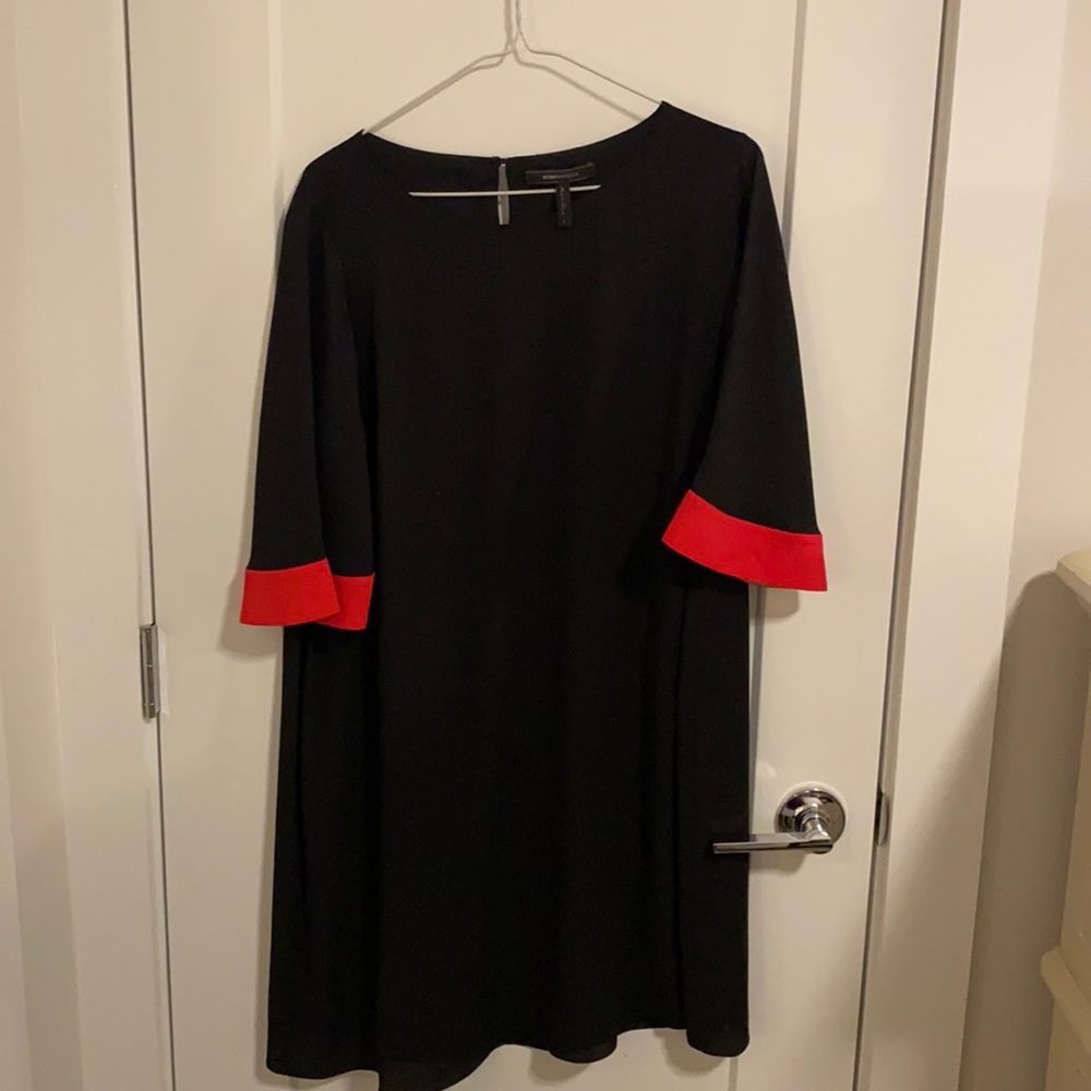 BCBGMAXAZRIA color Block Dress L